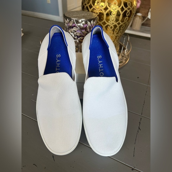Rothy’s The Original Slip On Sneaker White Womens Size 9 - Picture 4 of 9